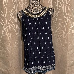 ⭐️3/$15⭐️ Navy Studded Tank Top